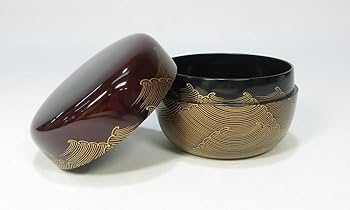 Amazon.co.jp: 【G3020】茶道具加賀蒔絵中村宗尹名取川蒔絵溜平